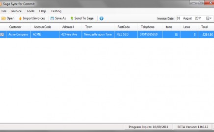 SageSync for CommitCRM