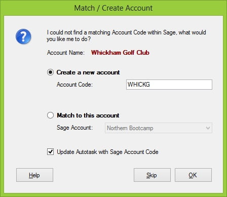 frmMatchAccount